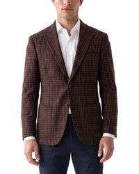 Corneliani Corneliani Cc Collection Houndstooth Wool-Blend Blazer