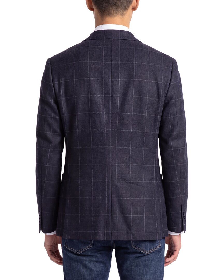 Corneliani Corneliani Cc Collection Wool & Cashmere-Blend Windowpane Blazer