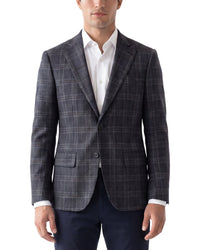 Corneliani Corneliani Cc Collection Virgin Wool Tartan Check Blazer