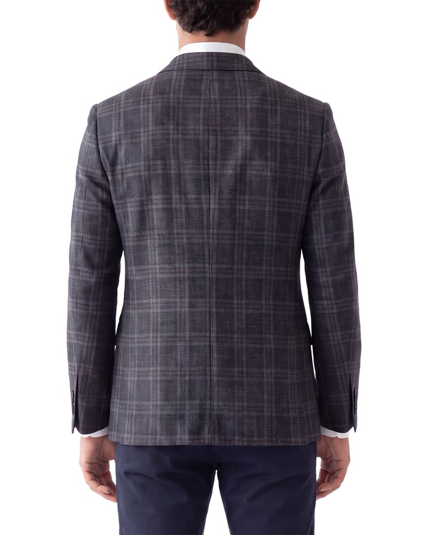 Corneliani Corneliani Cc Collection Virgin Wool Tartan Check Blazer