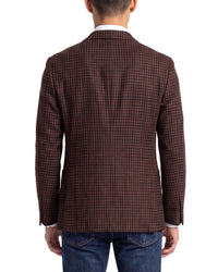 Corneliani Corneliani Cc Collection Houndstooth Wool-Blend Blazer