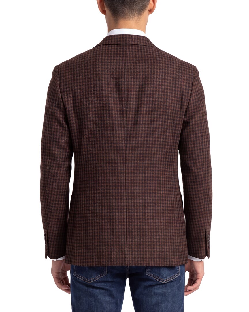 Corneliani Corneliani Cc Collection Houndstooth Wool-Blend Blazer