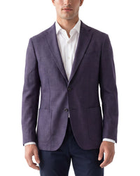 Corneliani Corneliani Cc Collection Virgin Wool & Silk-Blend Hopsack Blazer