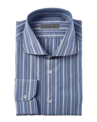 Corneliani Corneliani Striped Poplin Dress Shirt