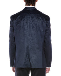 Report Collection Textured Velvet Blazer