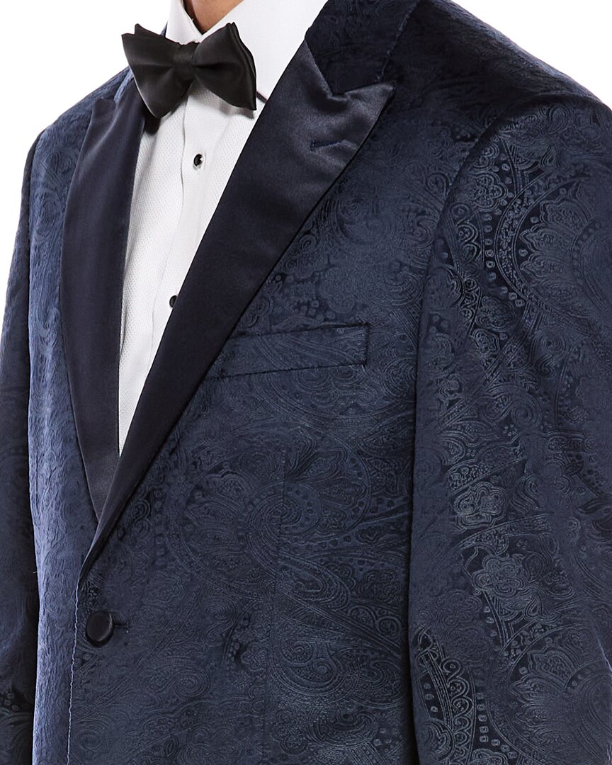 Report Collection Textured Velvet Blazer