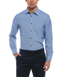 Report Collection Report Collection 4-Way Printed Woven Sport Shirt