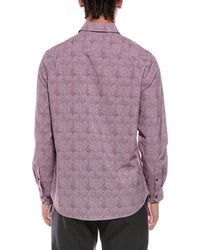 Report Collection Report Collection 4-Way Printed Woven Sport Shirt