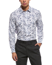 Report Collection 4-Way Printed Woven Sport Shirt