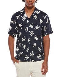 Onia Air Linen-Blend Convertible Vacation Shirt