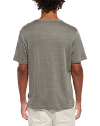 Onia Stretch Linen-Blend Crewneck T-Shirt