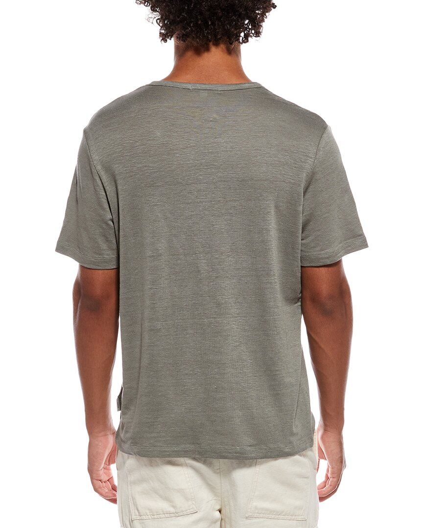 Onia Stretch Linen-Blend Crewneck T-Shirt
