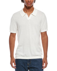Onia Boucle Knit Johnny Polo Shirt