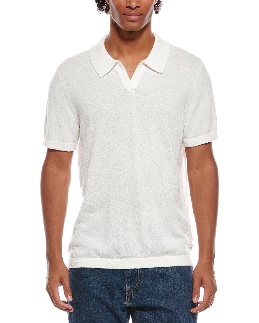 Onia Boucle Knit Johnny Polo Shirt