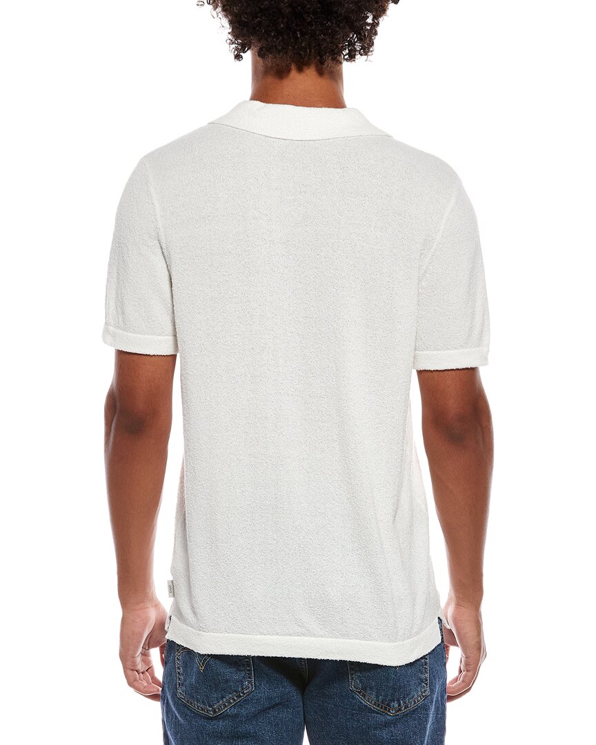 Onia Boucle Knit Johnny Polo Shirt