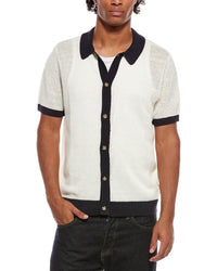 Onia Onia Linen Button Up Sweater
