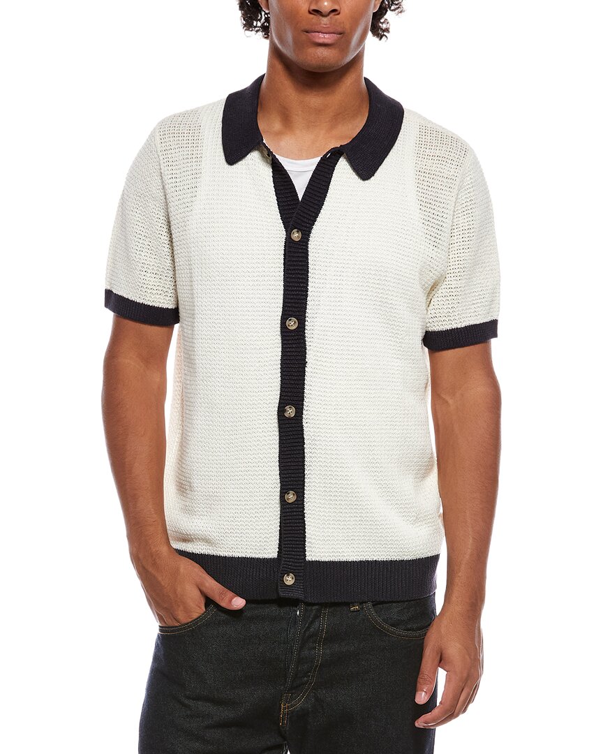 Onia Onia Linen Button Up Sweater