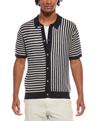 Onia Onia Linen Button Up Sweater