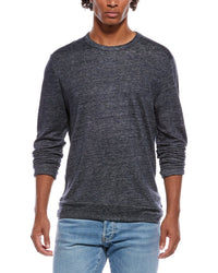 Onia Terry Linen-Blend Crewneck Sweatshirt
