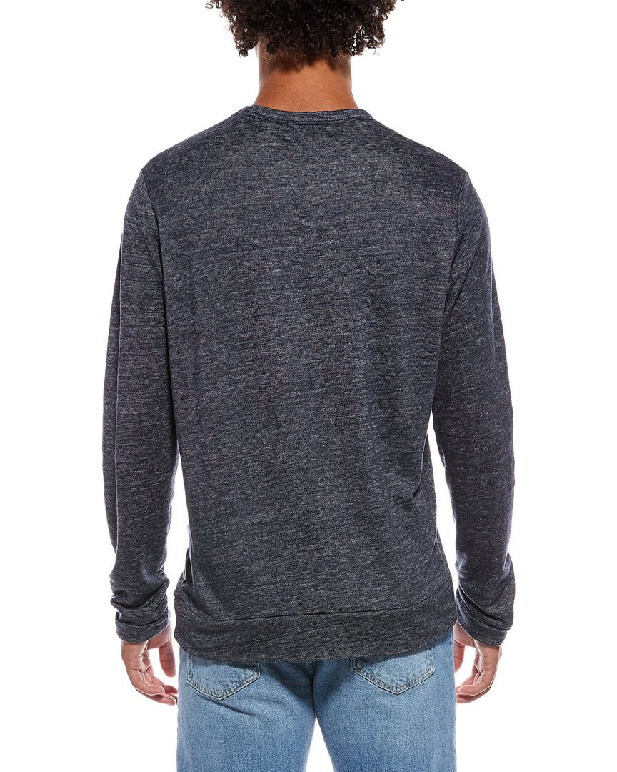 Onia Terry Linen-Blend Crewneck Sweatshirt