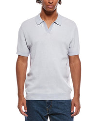 Onia Textured Johnny Collar Polo Shirt