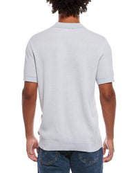 Onia Textured Johnny Collar Polo Shirt