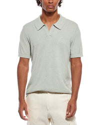 Onia Boucle Knit Johnny Polo Shirt