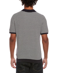 Onia Textured Knit Polo Shirt