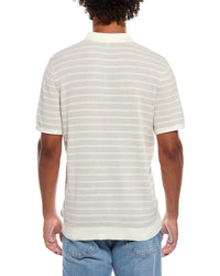 Onia Textured Knit Polo Shirt