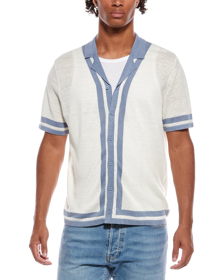 Onia Onia Linen Knit Camp Shirt