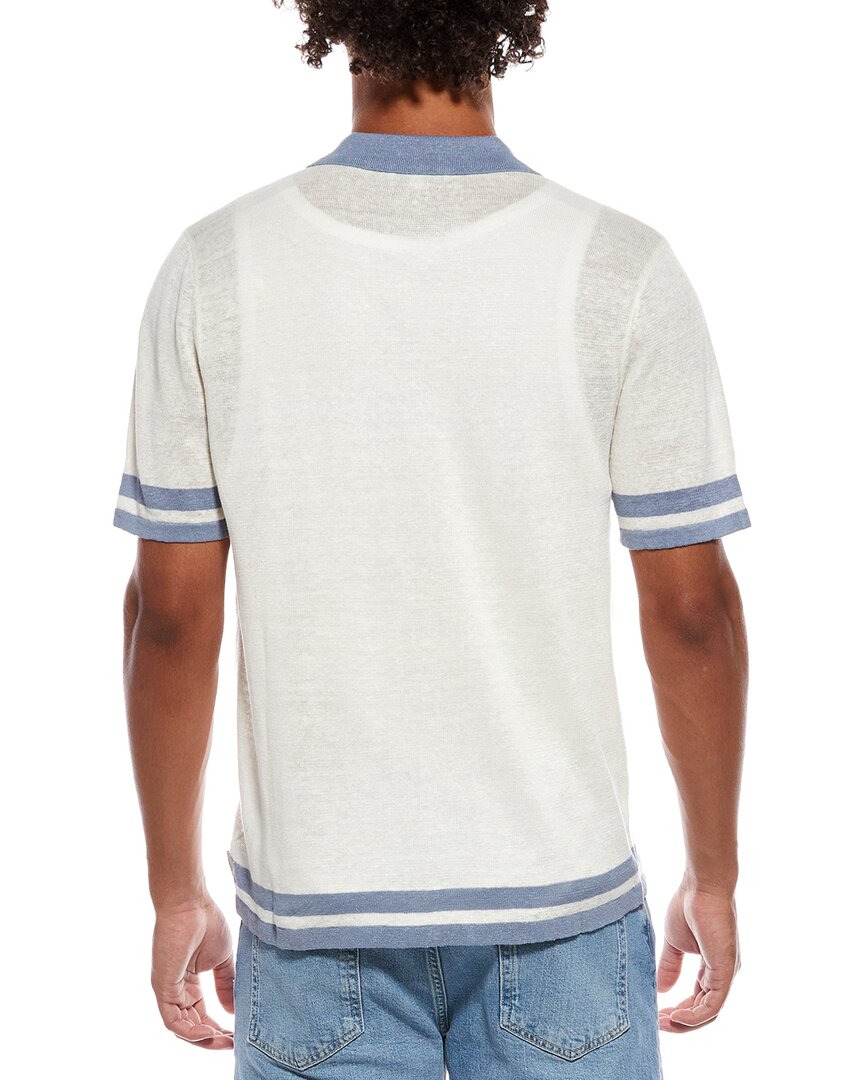 Onia Onia Linen Knit Camp Shirt