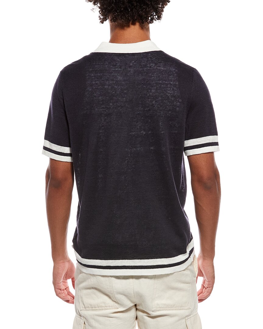 Onia Onia Linen Knit Camp Shirt
