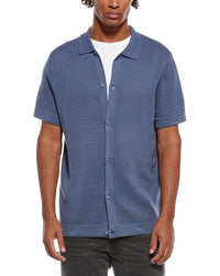 Onia Drop Needle Button-Up Shirt