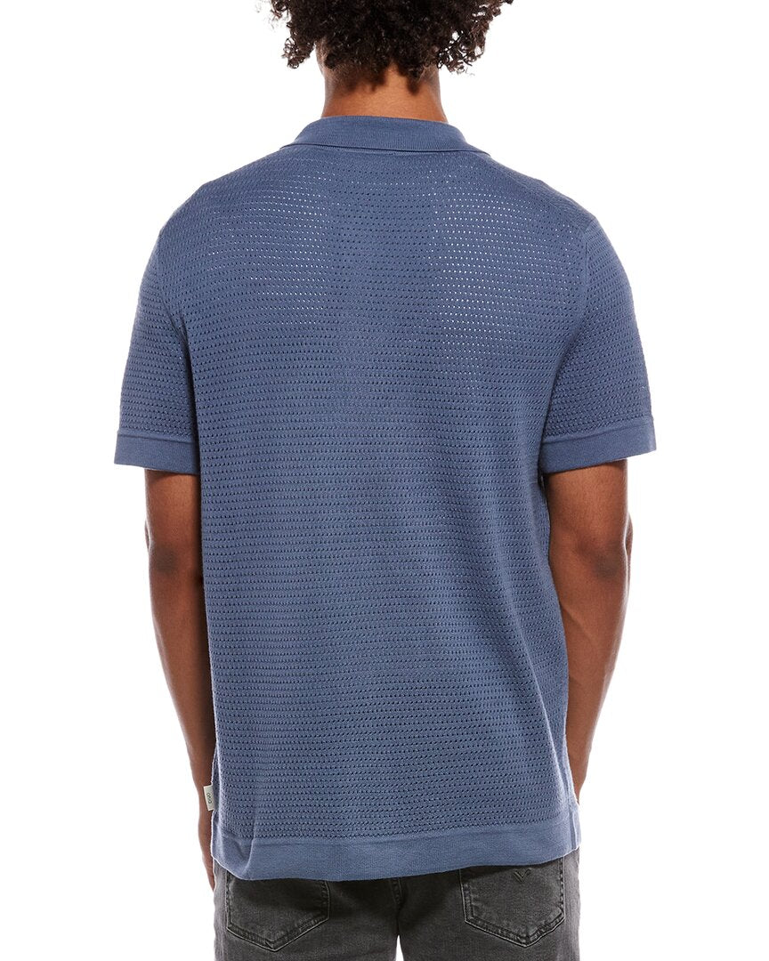 Onia Drop Needle Button-Up Shirt