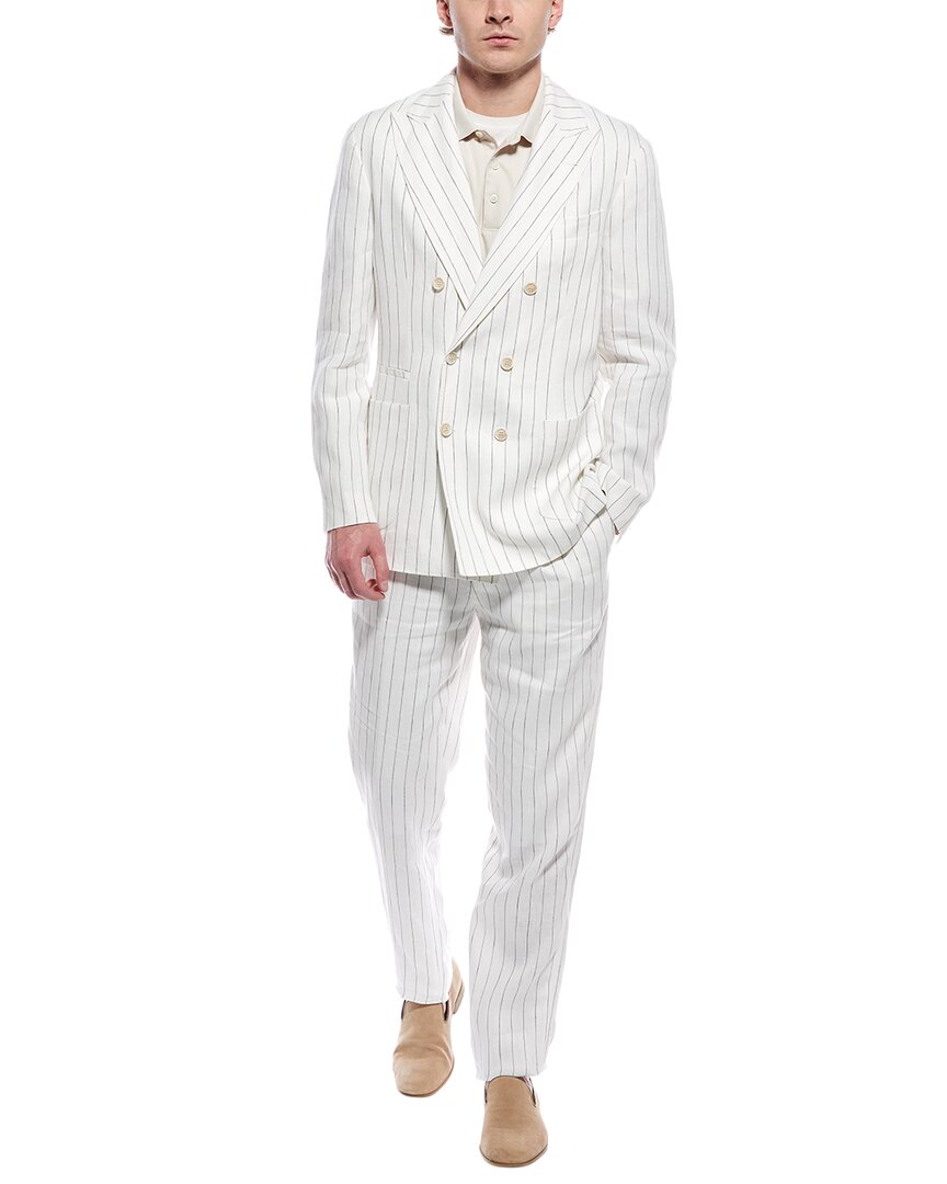 Brunello Cucinelli Brunello Cucinelli 2Pc Linen Suit