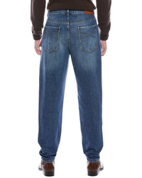 Brunello Cucinelli Brunello Cucinelli Medium Wash Easy Fit Jean