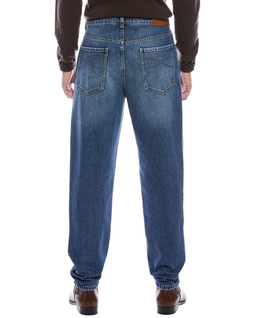 Brunello Cucinelli Brunello Cucinelli Medium Wash Easy Fit Jean