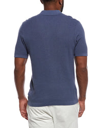Onia Textured Johnny Collar Polo Shirt