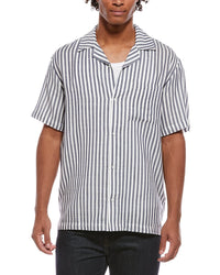 JOE'S Jeans Joe's Jeans Stripe Camp Collar Shirt