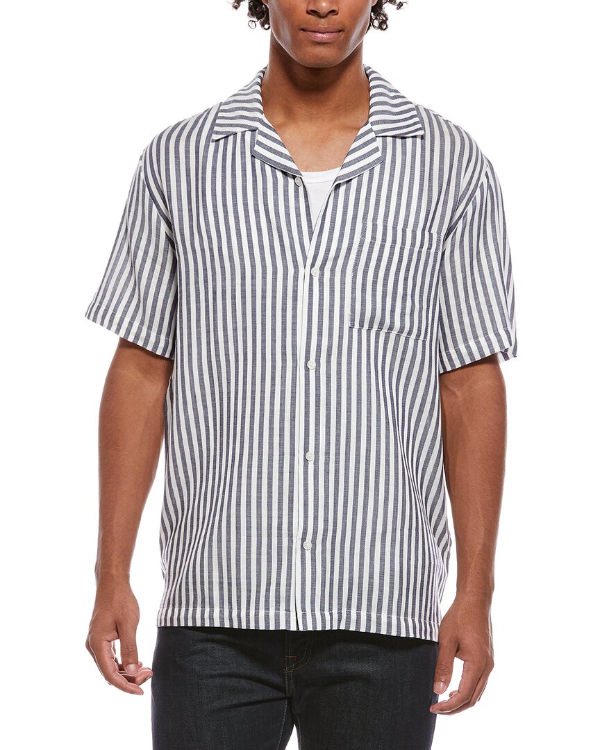 JOE'S Jeans Joe's Jeans Stripe Camp Collar Shirt