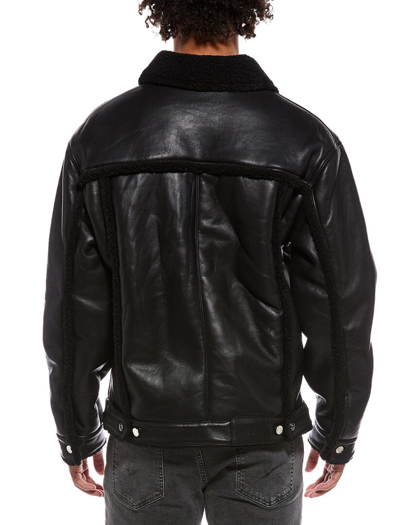RtA Rta Danny Leather Jacket