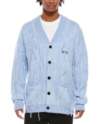 RtA Rta Zephyr Mohair & Wool-Blend Cardigan