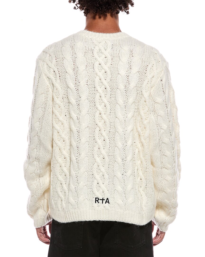 RtA Rta Ethan Wool-Blend Crewneck Sweater