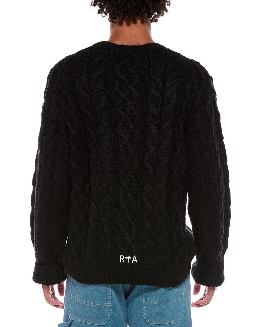 RtA Rta Ethan Wool-Blend Crewneck Sweater