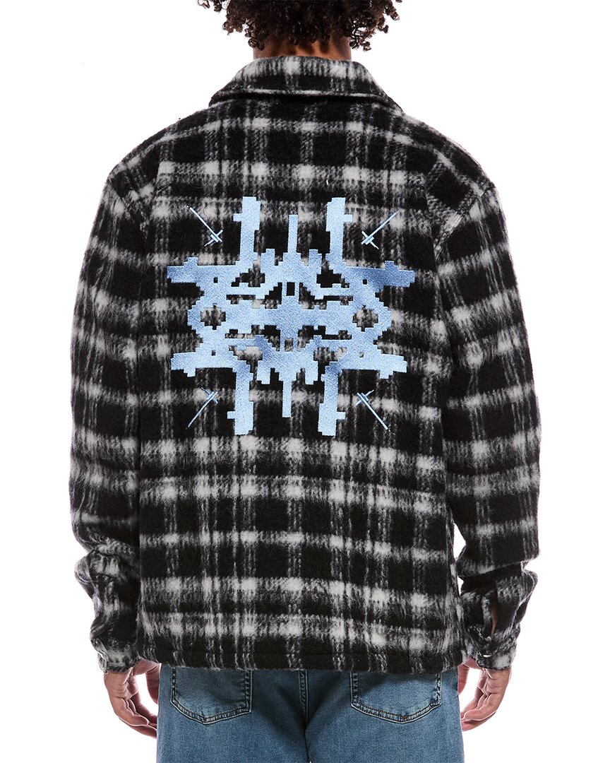 RtA Rta Parlan Wool & Alpaca-Blend Shacket