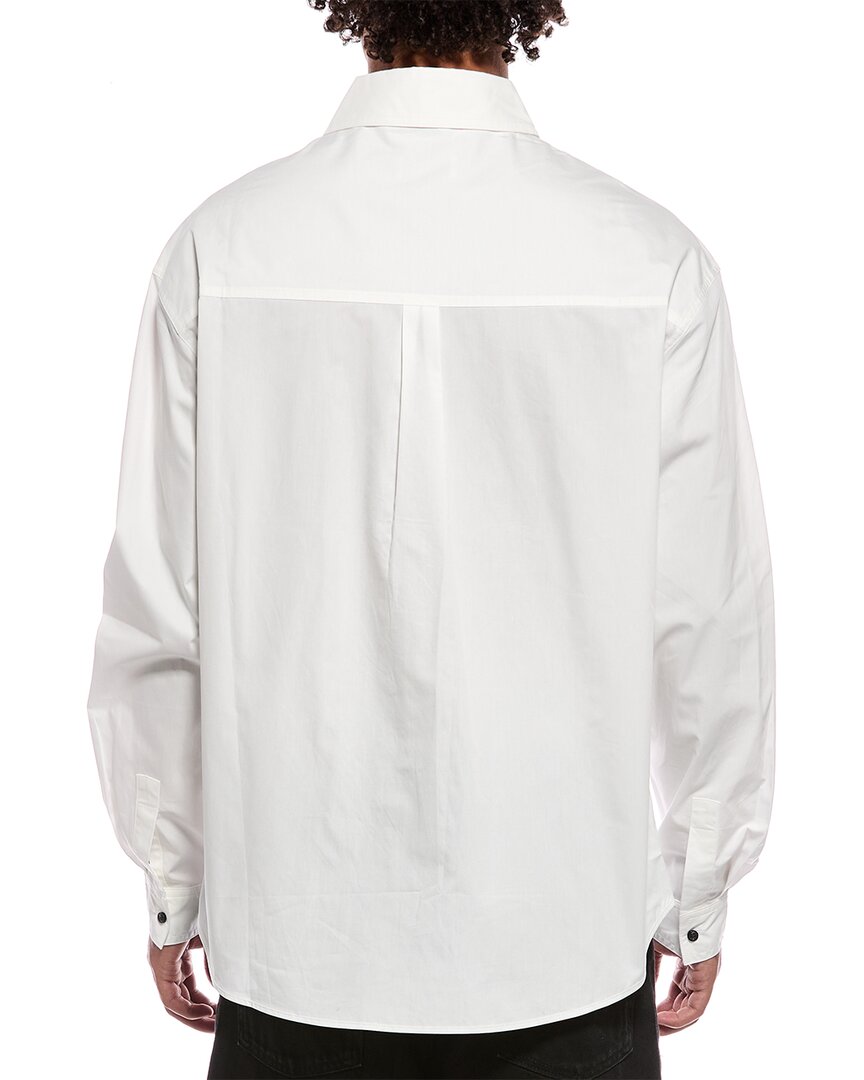RtA Rta Poplin Slogan Shirt