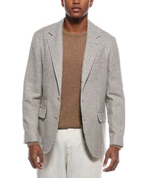 Brunello Cucinelli Brunello Cucinelli Linen, Wool, & Silk-Blend Blazer