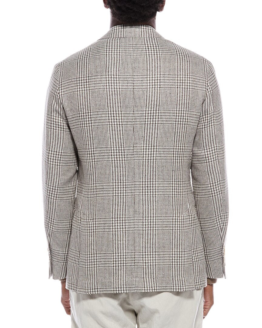 Brunello Cucinelli Brunello Cucinelli Linen, Wool, & Silk-Blend Blazer