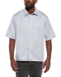 Atm Anthony Thomas Melillo Striped Poplin Shirt