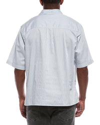 Atm Anthony Thomas Melillo Striped Poplin Shirt
